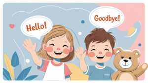 Cara Ajak Anak Belajar Sapaan Bahasa Inggris yang Asyik Banget! (Hello, Goodbye & Friends!)