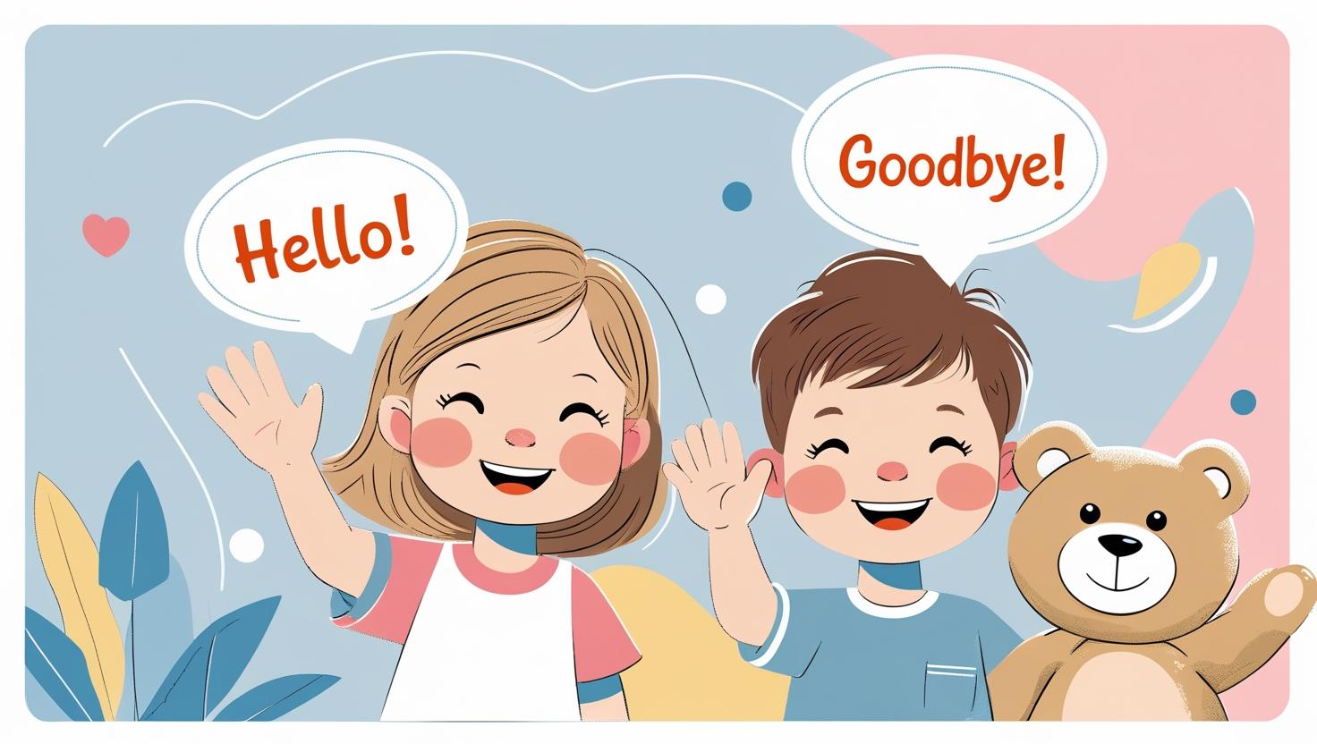 Cara Ajak Anak Belajar Sapaan Bahasa Inggris yang Asyik Banget! (Hello, Goodbye & Friends!)