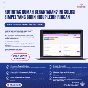 Home Routine Planner KhadeKids