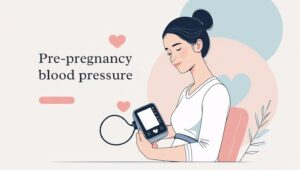 Seseorang sedang melakukan pemeriksaan tekanan darah menggunakan tensimeter digital, dengan dokter yang sedang mencatat hasil pengukuran di clipboard