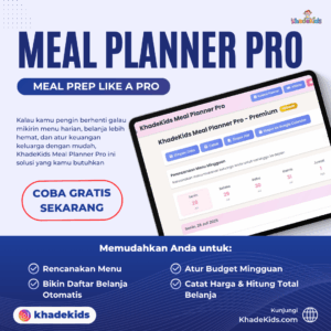 Meal Planner Pro KhadeKids