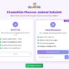 Jadwal Harian Anak Sekolah – Digital Planner untuk atur jadwal sekolah & les. Bisa simpan & cetak. Cocok untuk SD-SMP. Download sekarang!