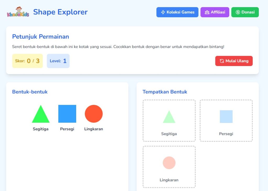 KhadeKids Shape Explorer