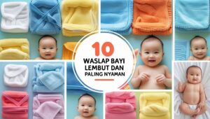 10 Waslap Bayi Lembut dan Paling Nyaman, Mandi Jadi Makin Happy!