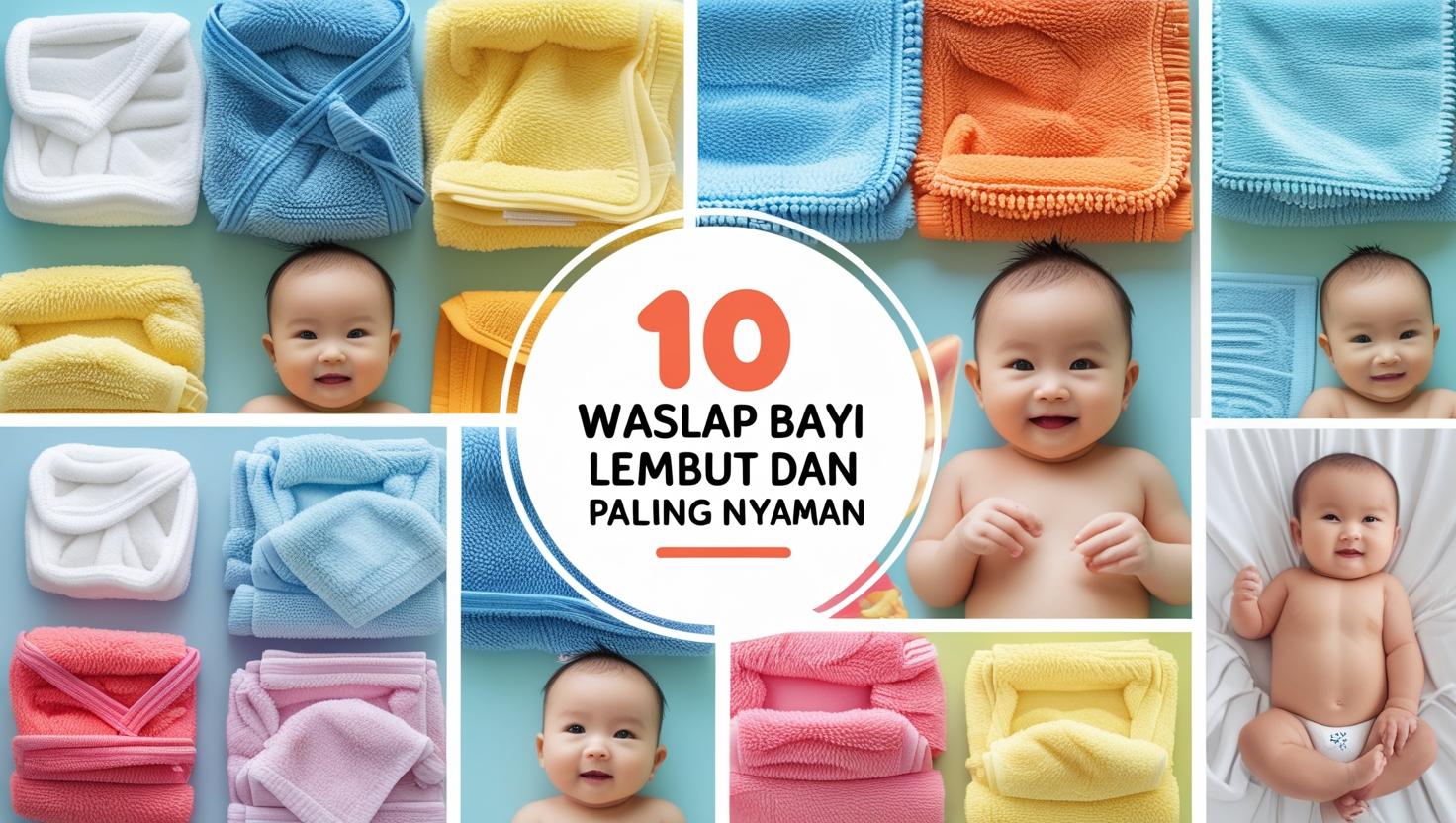 10 Waslap Bayi Lembut dan Paling Nyaman, Mandi Jadi Makin Happy!