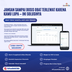 Reminder Obat Anak Planner